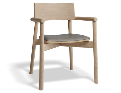 Andi with Pad and Fabric Cushion Armchair - Natural