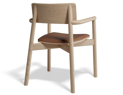 Andi with Pad and Fabric Cushion Armchair - Natural