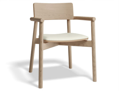Andi with Pad and Fabric Cushion Armchair - Natural