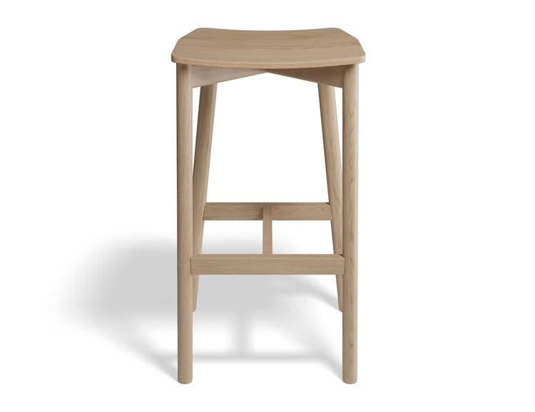 Andi Stool - Natural Finish - Backless