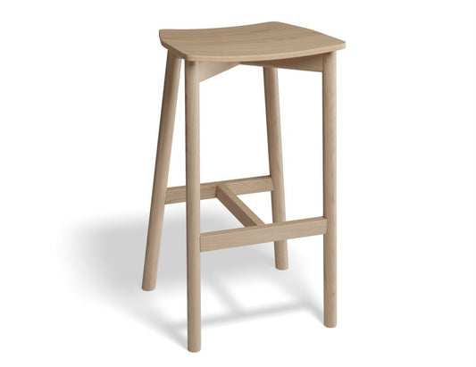 Andi Stool - Natural Finish - Backless