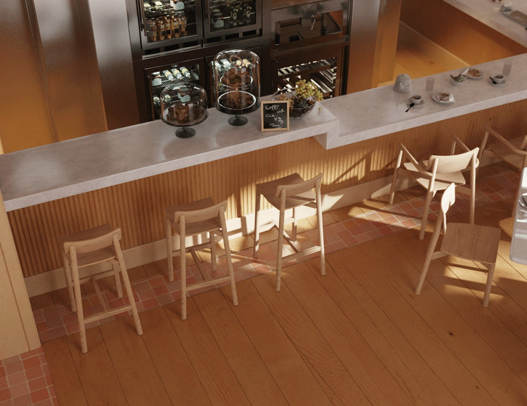 Andi Stool - Natural Finish