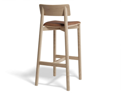 Andi Stool - Natural Finish with Pad