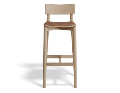 Andi Stool - Natural Finish with Pad