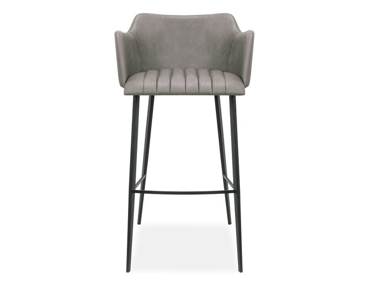 Andorra Bar Stool - Vintage Grey Seat