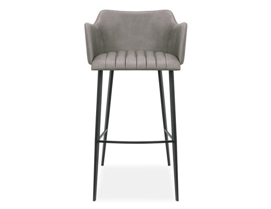 Andorra Bar Stool - Vintage Grey Seat