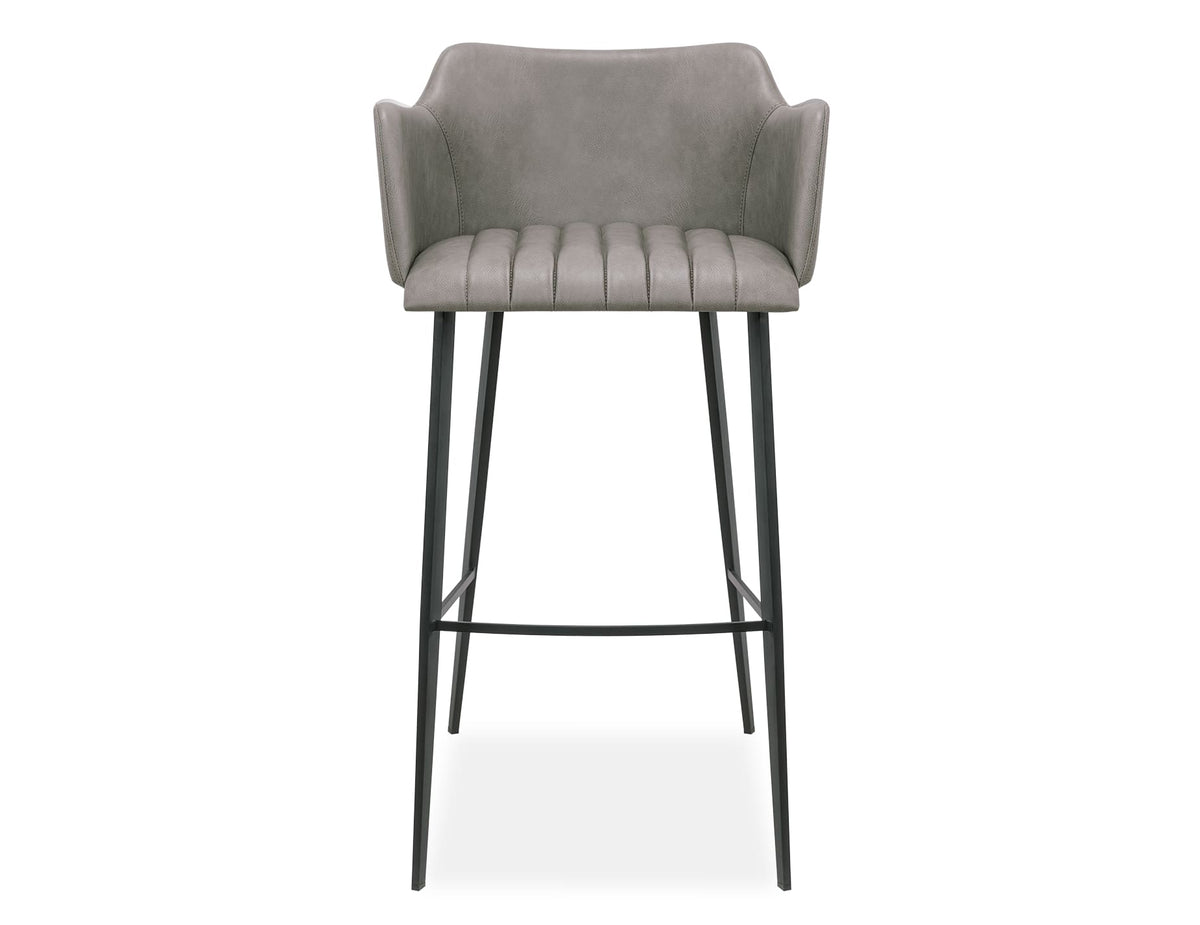 Andorra Bar Stool - Vintage Grey Seat