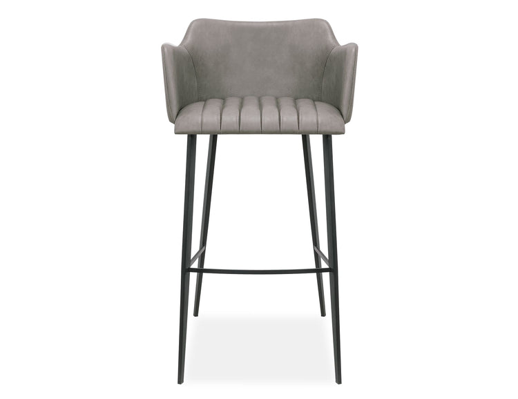 Andorra Bar Stool - Vintage Grey Seat