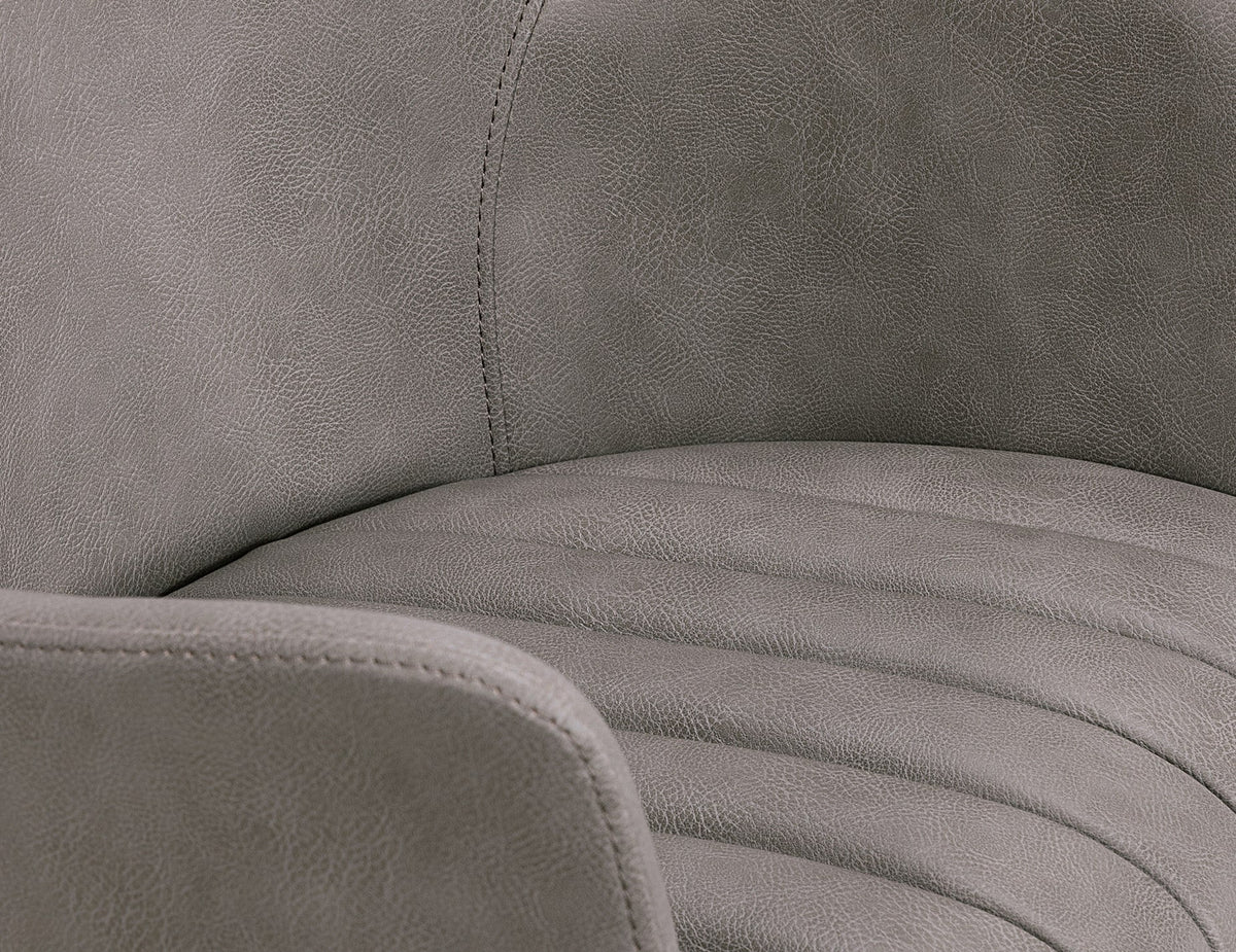 Andorra Bar Stool - Vintage Grey Seat