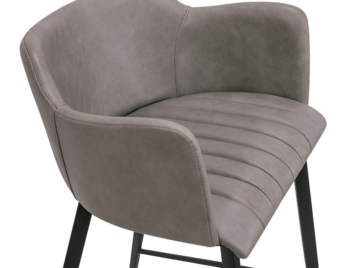 Andorra Bar Stool - Vintage Grey Seat