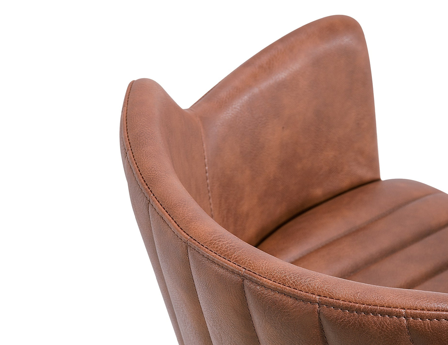 Andorra Bar Stool - Vintage Tan Vegan Leather