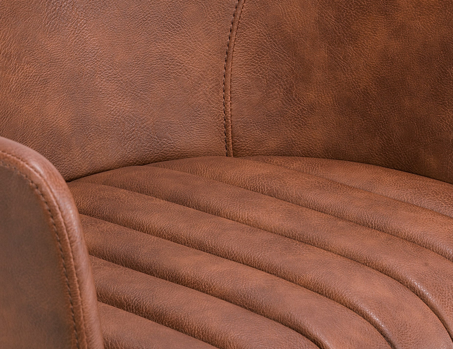 Andorra Bar Stool - Vintage Tan Vegan Leather