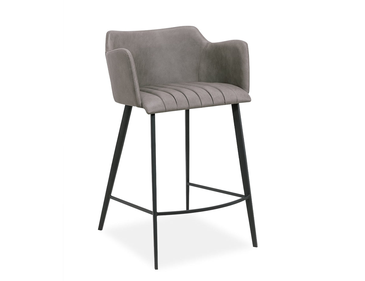 Andorra Bar Stool - Vintage Grey Seat