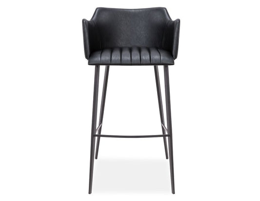 Andorra Bar Stool - Vintage Black Seat