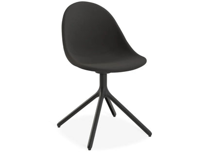 Pebble Fabric Upholstered Chair - Anthracite