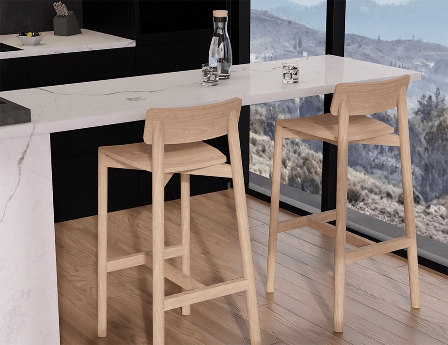 Andi Stool - Natural Finish