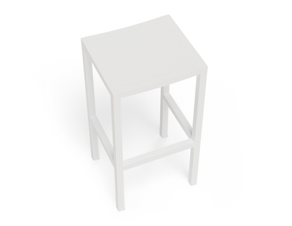 Halki Outdoor Stool - White