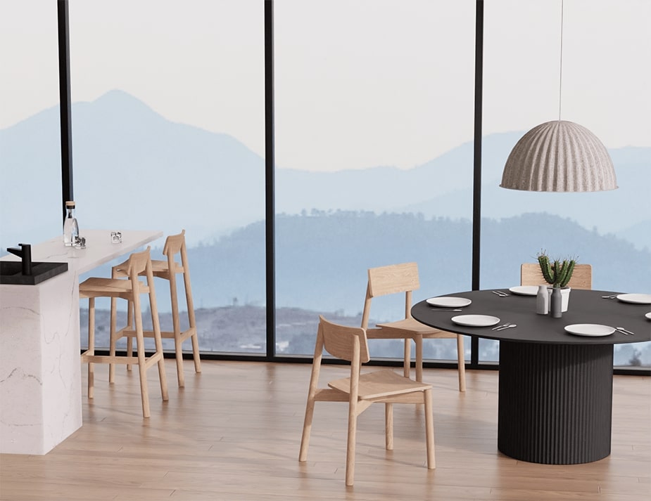 Andi Stool - Natural Finish