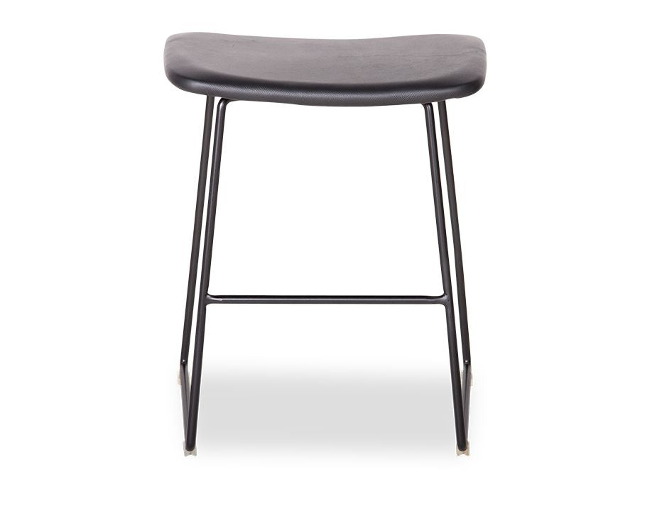 Winnie Low Stool - Leather