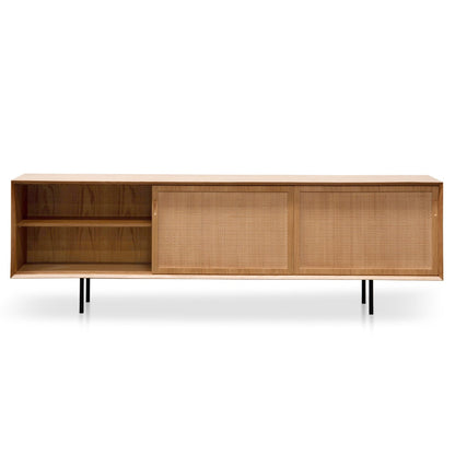 2.2m TV Unit - Natural