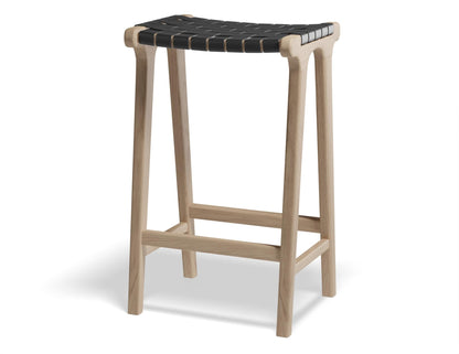 Brooklyn Backless Stool - Natural Frame