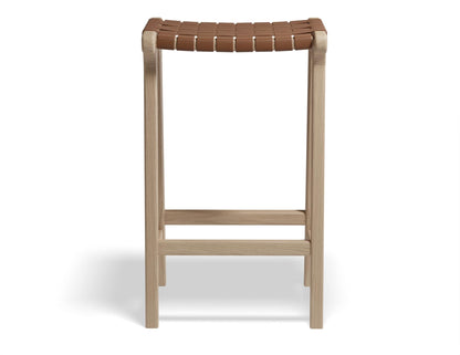 Brooklyn Backless Stool - Natural Frame