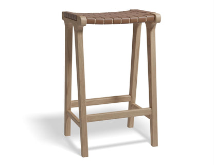 Brooklyn Backless Stool - Natural Frame
