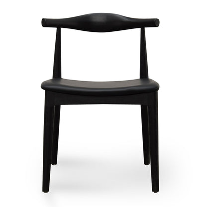 Set of 2 - Henrik Dining Chair - Full Black
