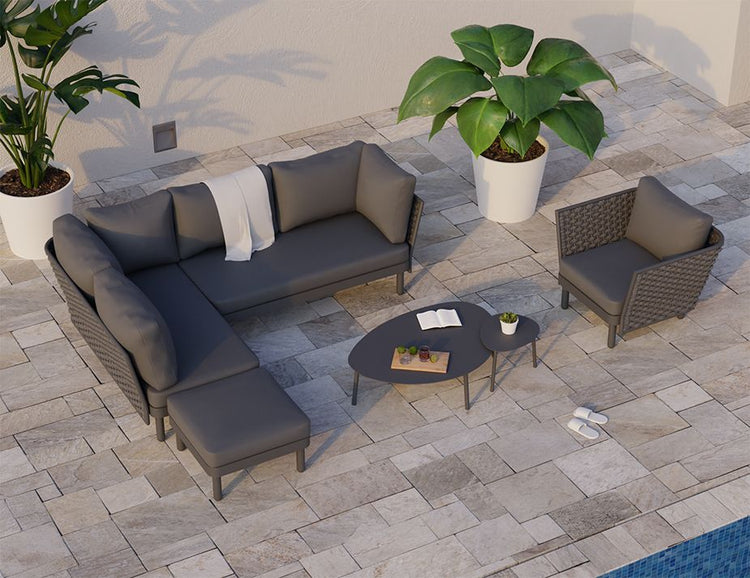 Siano Outdoor Modular Pouf