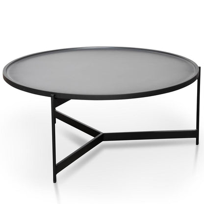 90cm Coffee Table - Matt Black