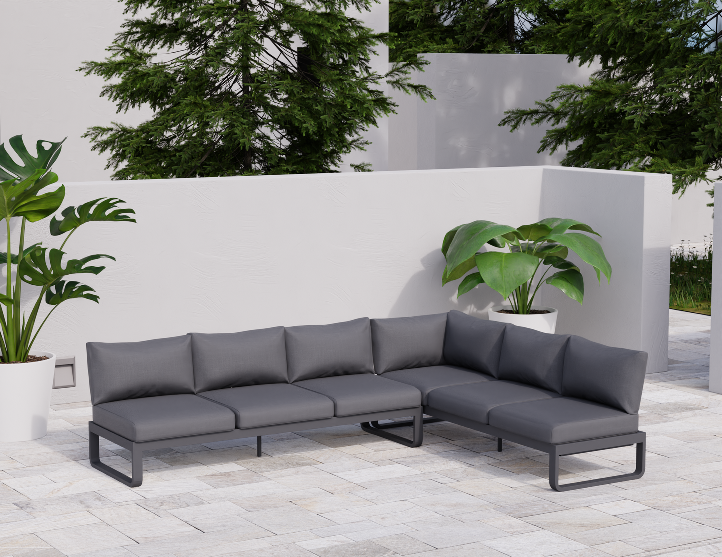 Fino With Arm & Backrest Outdoor Modular Sofa