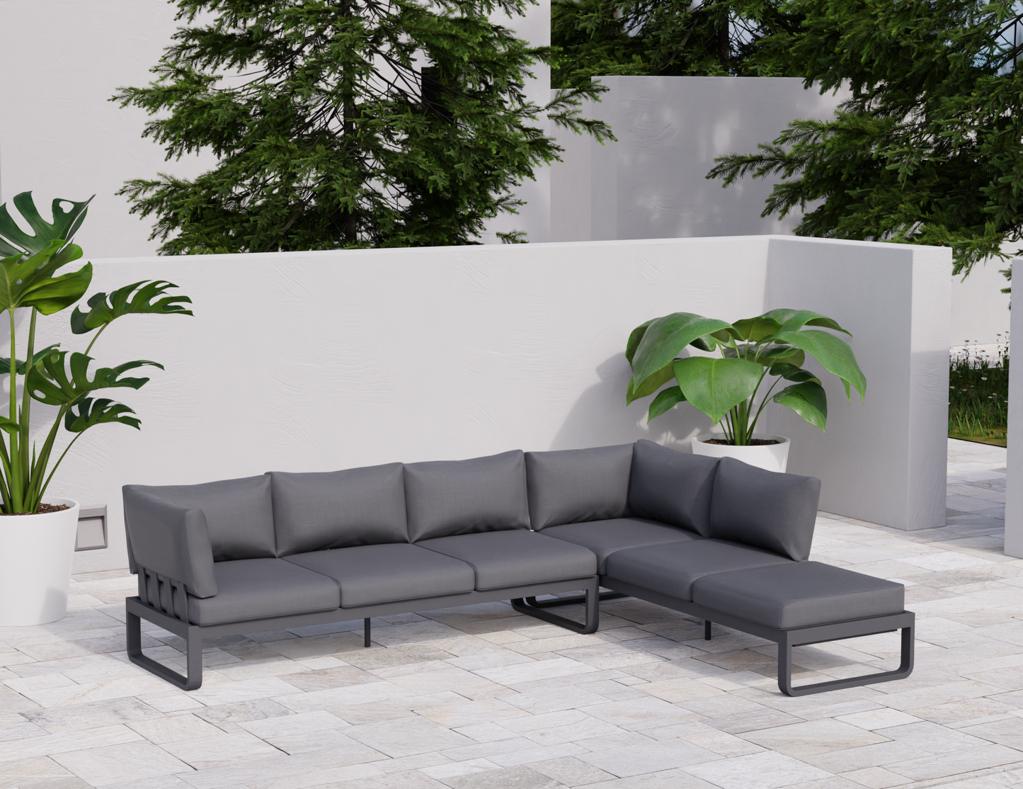 Fino With Arm & Backrest Outdoor Modular Sofa