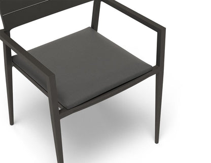 Halki Stackable Outdoor Chair - Charcoal