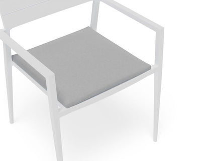 Halki Stackable Outdoor Chair - White