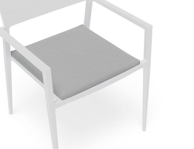 Halki Stackable Outdoor Chair - White