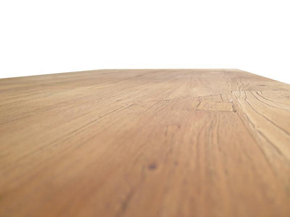 Dalton Reclaimed Elm Wood 1.5m Dining Table - Rustic Natural