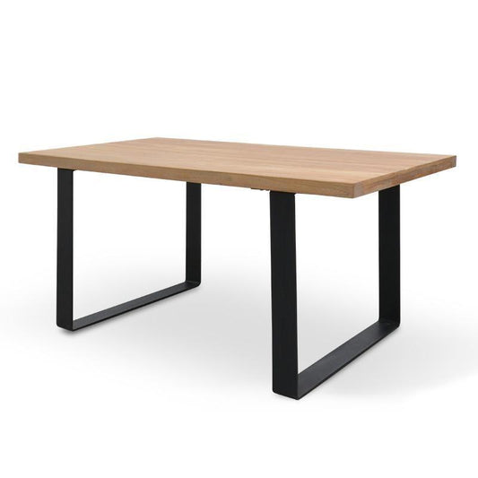 Dalton Reclaimed Elm Wood 1.7m Dining Table - Rustic Natural