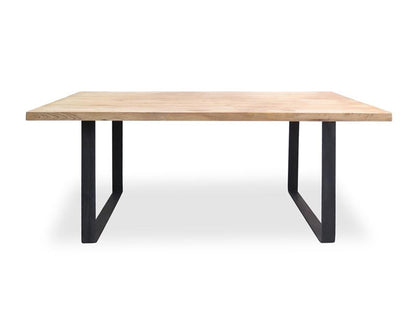 Dalton Reclaimed Elm Wood 1.5m Dining Table - Rustic Natural