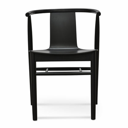 Ex Display - Dean Wooden Dining Chair - Full Black