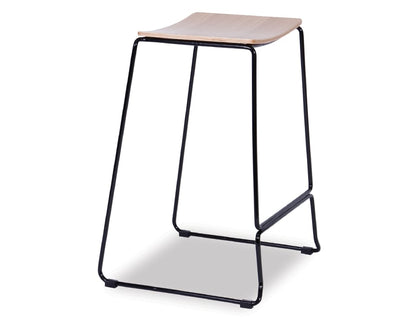 Ardent Stool - Steel Frame - Natural