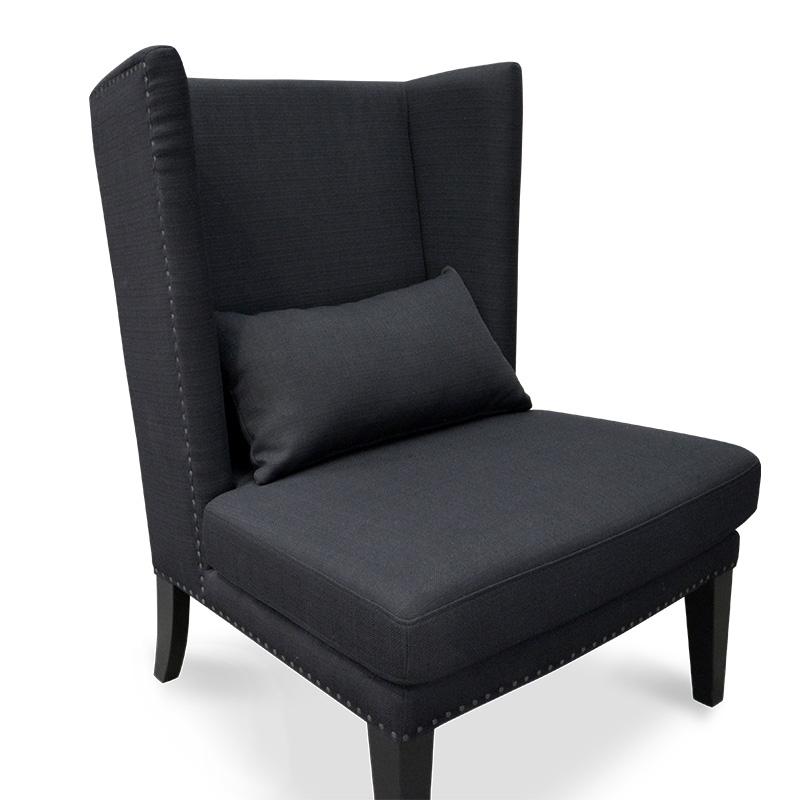 Lounge Chair in Black