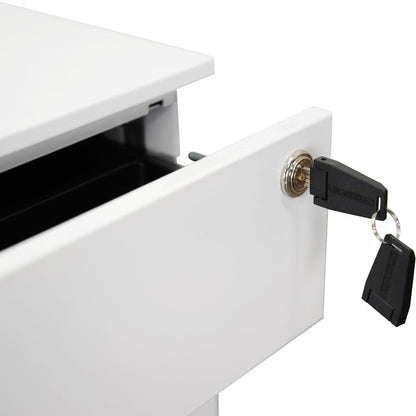 3 Drawers Mobile Pedestal - White