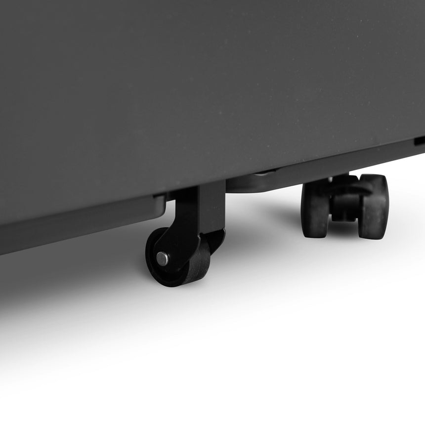 3 Drawers Mobile Pedestal - Black