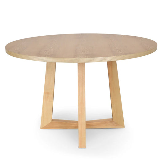 Round Oak Table 1200mm
