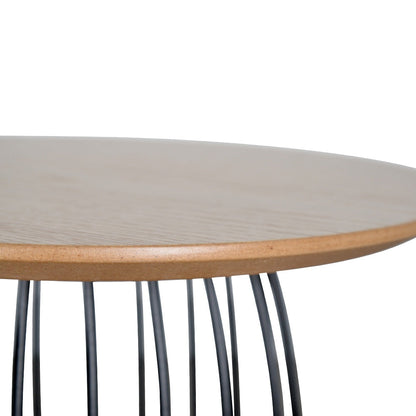 CST2125-KD Side Table Set - Natural - Black