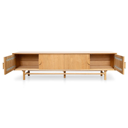 2.1m Entertainment TV Unit - Natural