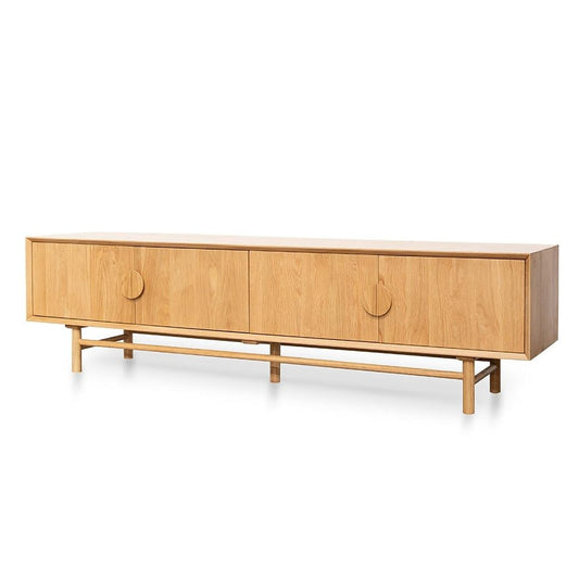 2.1m Entertainment TV Unit - Natural