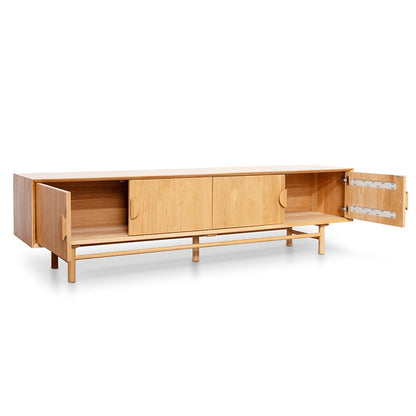 2.1m Entertainment TV Unit - Natural
