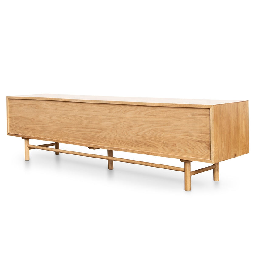 2.1m Entertainment TV Unit - Natural
