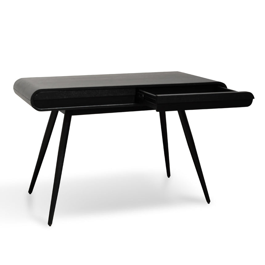 Narrow Wood Console Table - Black 75cm (H)